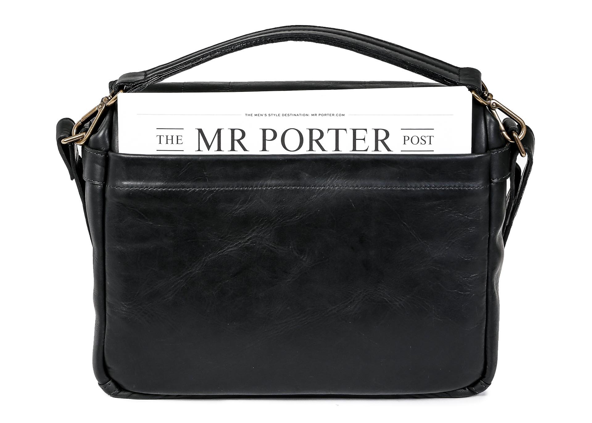 Amazon | Prince Street Camera Messenger Bag (Black, Italian