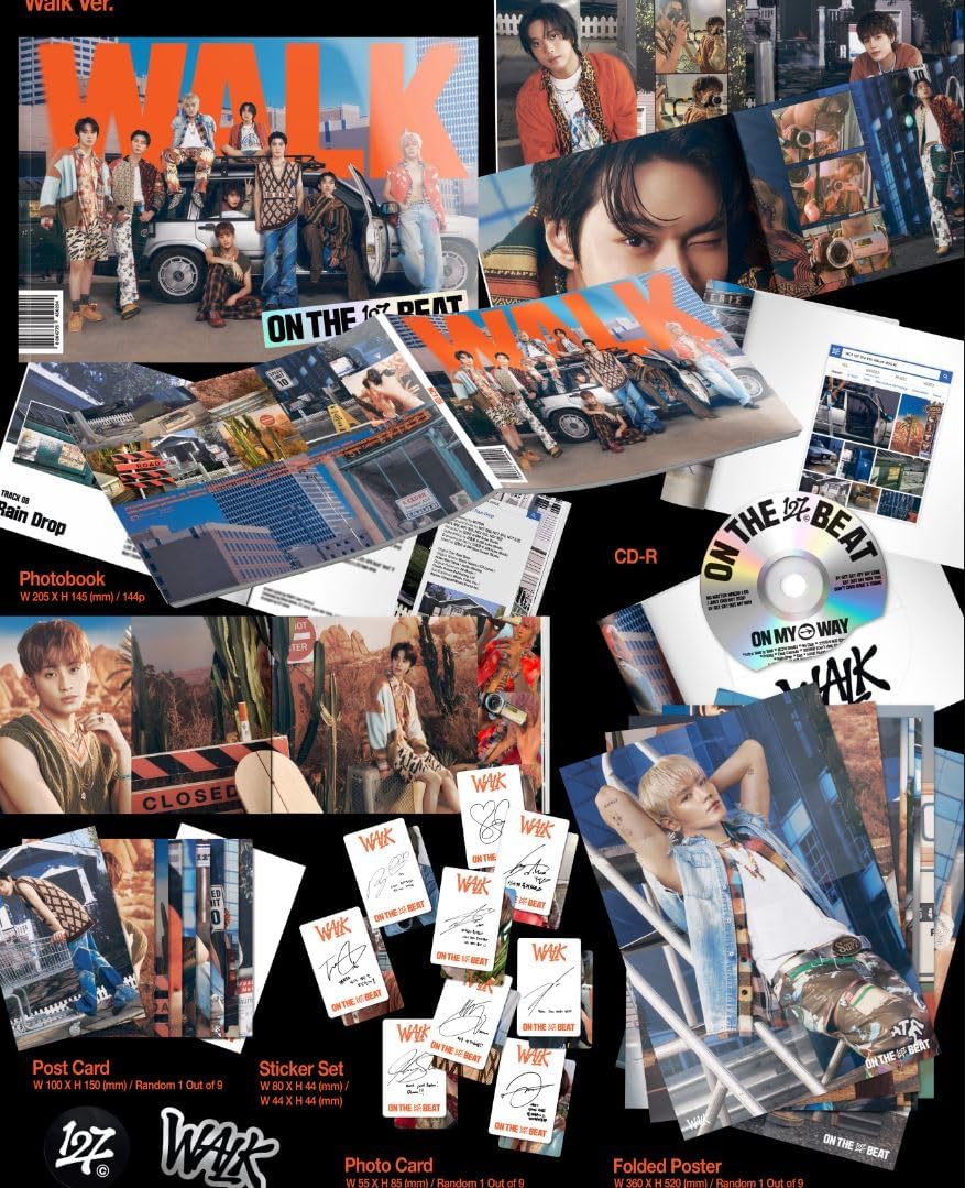 NCT 127 WALK 6th Full Album Walk + Podcast + Poster Ver Set with Tracking
