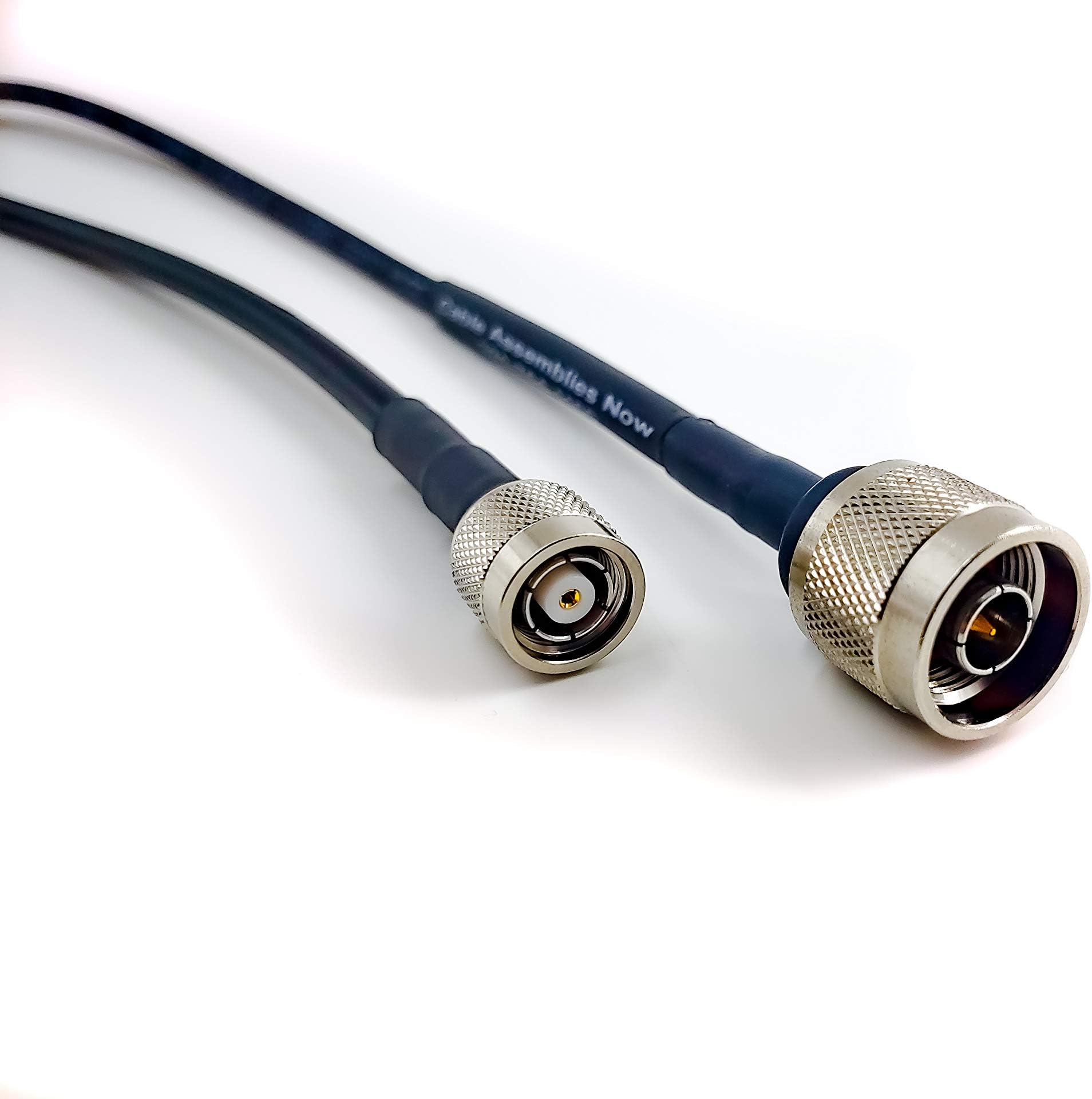3' Foot Coaxial Assembly Jumper with N-Male Connector (Side A) to RP TNC Male (Side B) Chosen by You, Using Genuine LMR-240