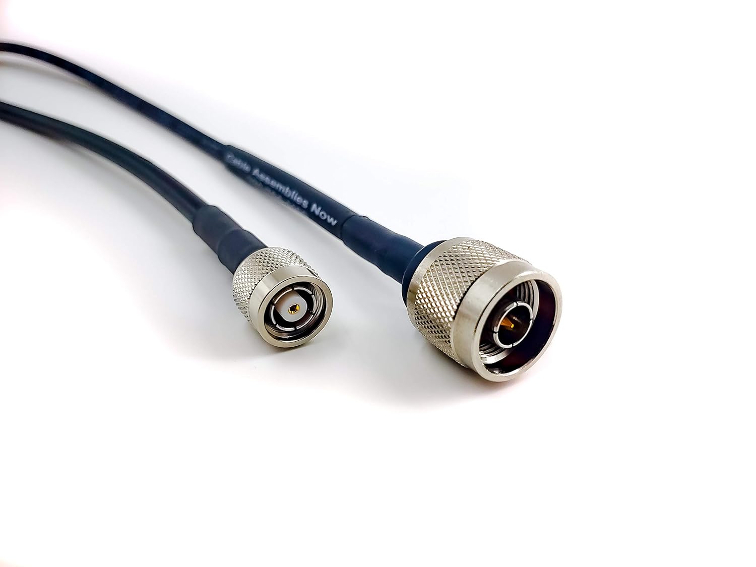 10 Foot Coaxial Assembly Jumper with N-Male to Reverse Polarity TNC Male Using Genuine LMR-240