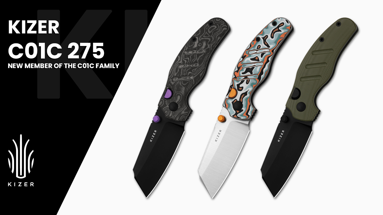 Amazon.com : Kizer C01C 275 Sheepdog Pocket Knife, 2.75