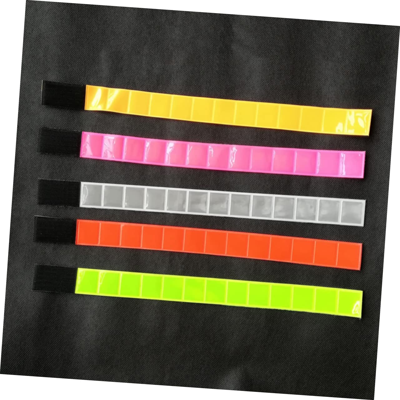 BESPORTBLE 3 Juegos De Pulseras Reflectantes De Seguridad para Correr por La Noche Correa Elástica para Ciclismo Reflectante para Exteriores 6 Unidades X 3