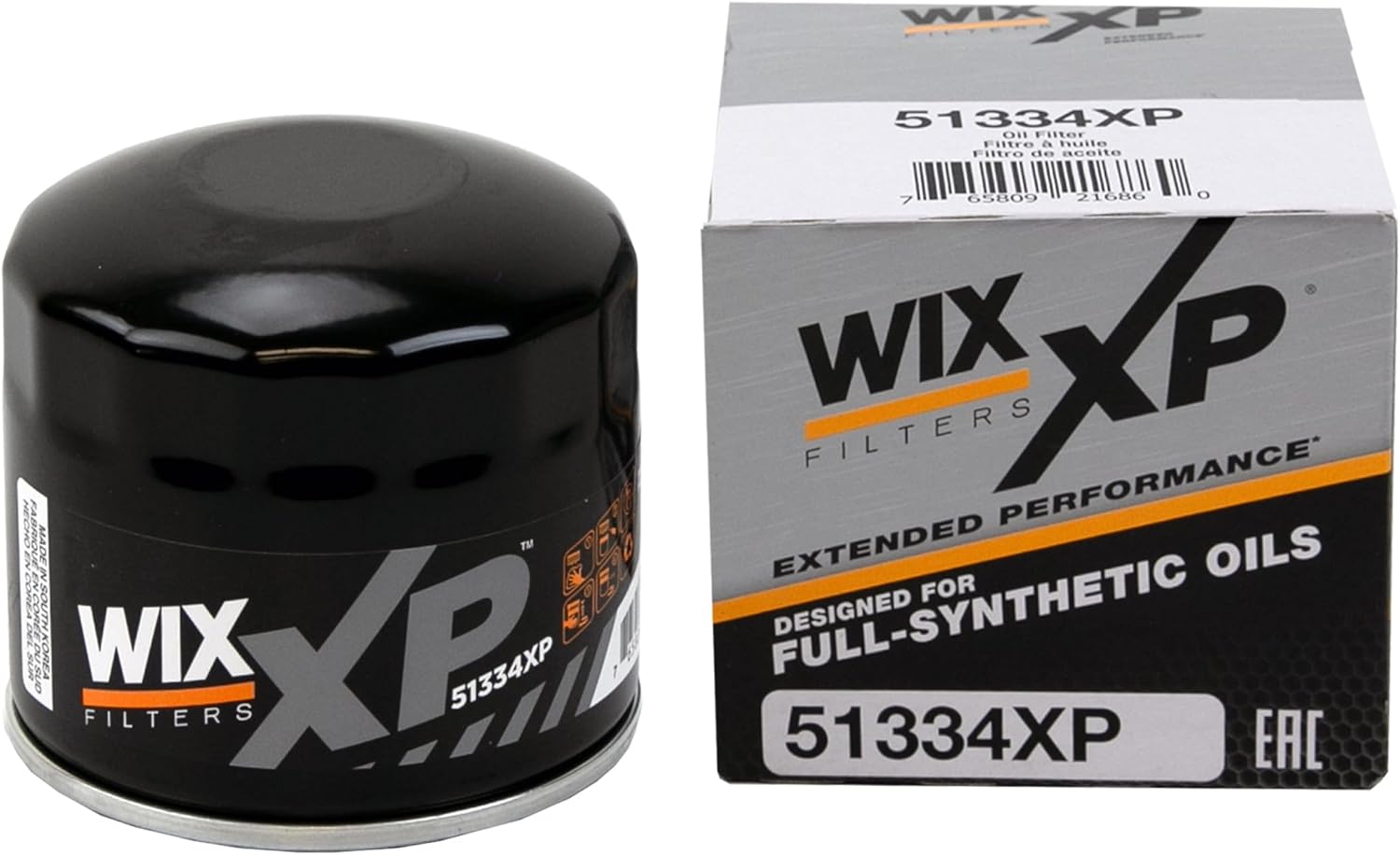 WIX 51334XP XP Oil Filter for Synthetic Oil - Extended 20K Mile Protection for Acura, Chevy, Ford, Honda & More Extreme Duty Vehicles