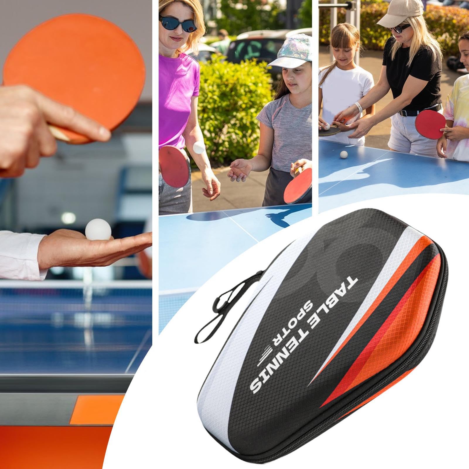 Générique Custodie e Borse da Tennis da Tavolo, Copertura per Racchetta | Custodie da tennis da tavolo impermeabili Caso per paddle | Borsa portaoggetti per pagaia, Organizzatore di Stabile per
