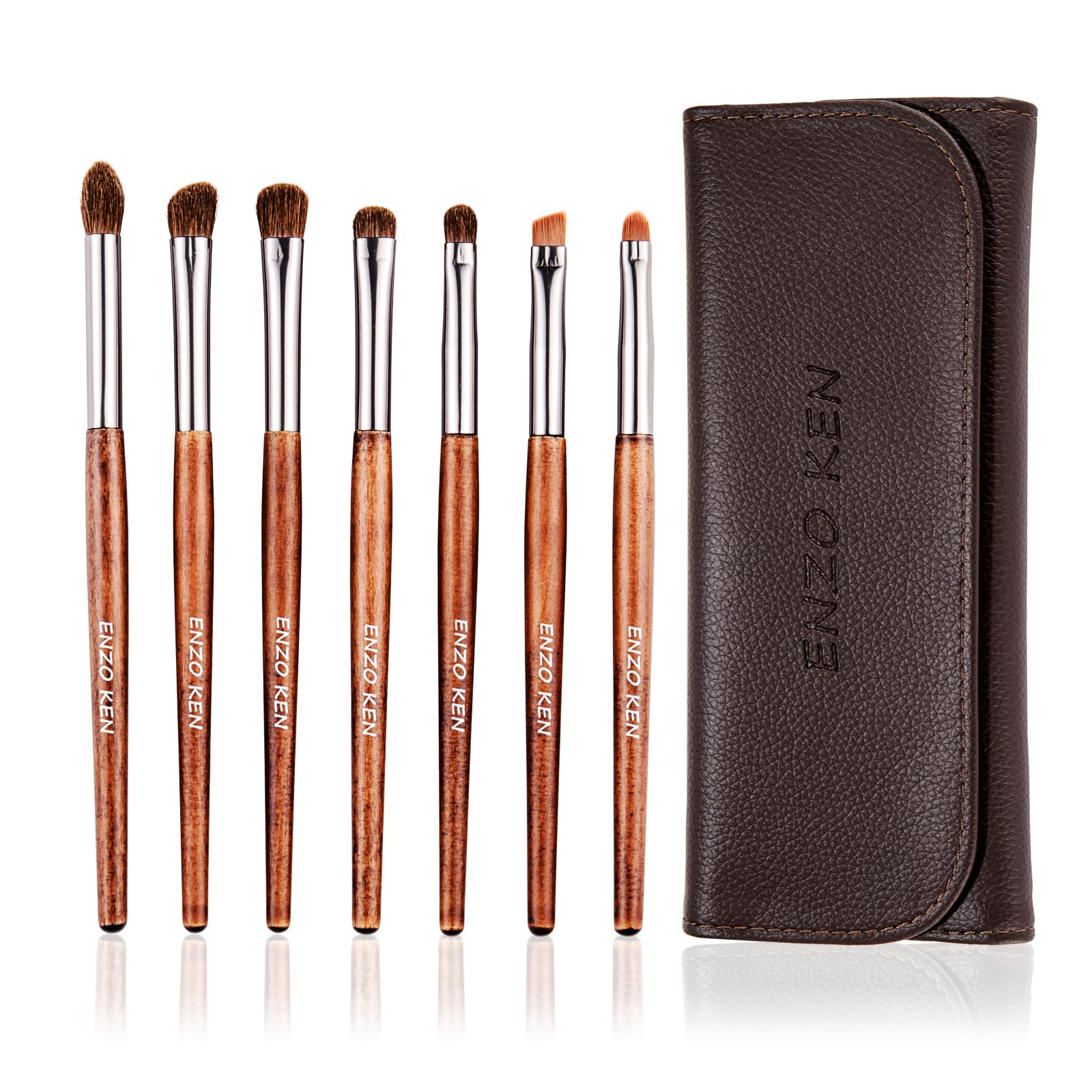 ENZO KEN Natural Pony Hair Eye Shadow Brush Set