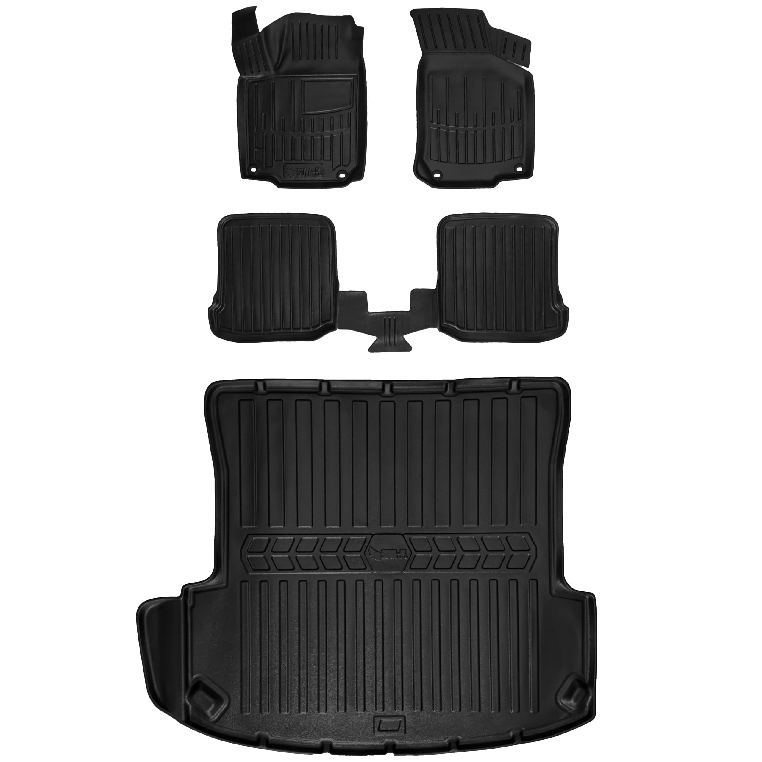 Gumowy zestaw mata i dywaniki pasujące do Skoda Octavia I (1996-2004) liftback