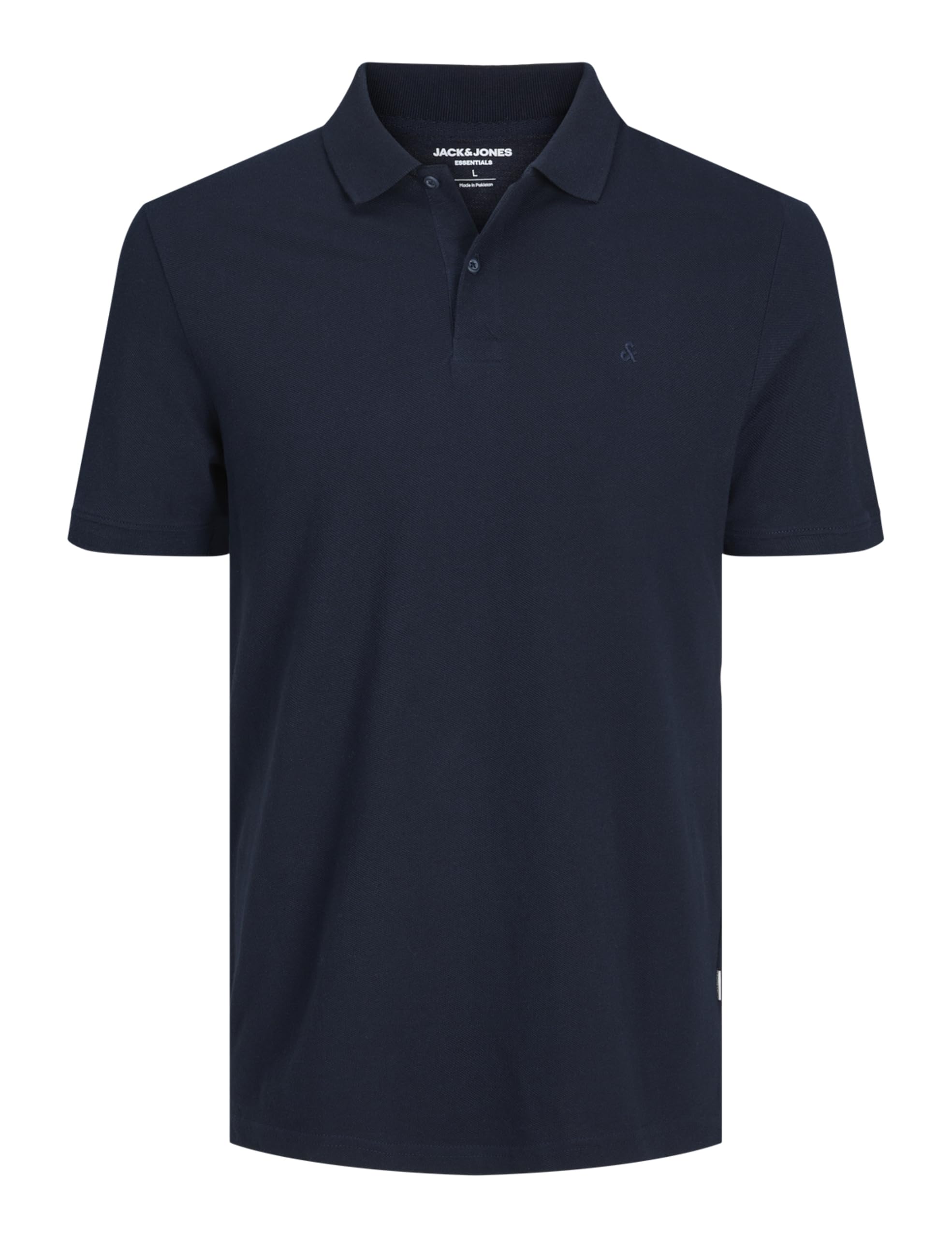 JACK & JONES Mens Basic Polo Short Sleeve Navy Blazer XL