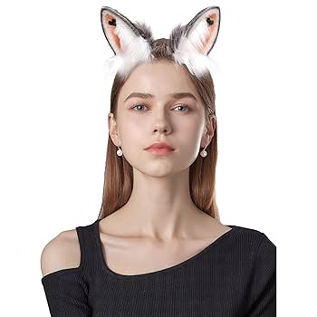 Amazon.co.jp: 毛皮の猫耳カチューシャ | 猫耳カチューシャ