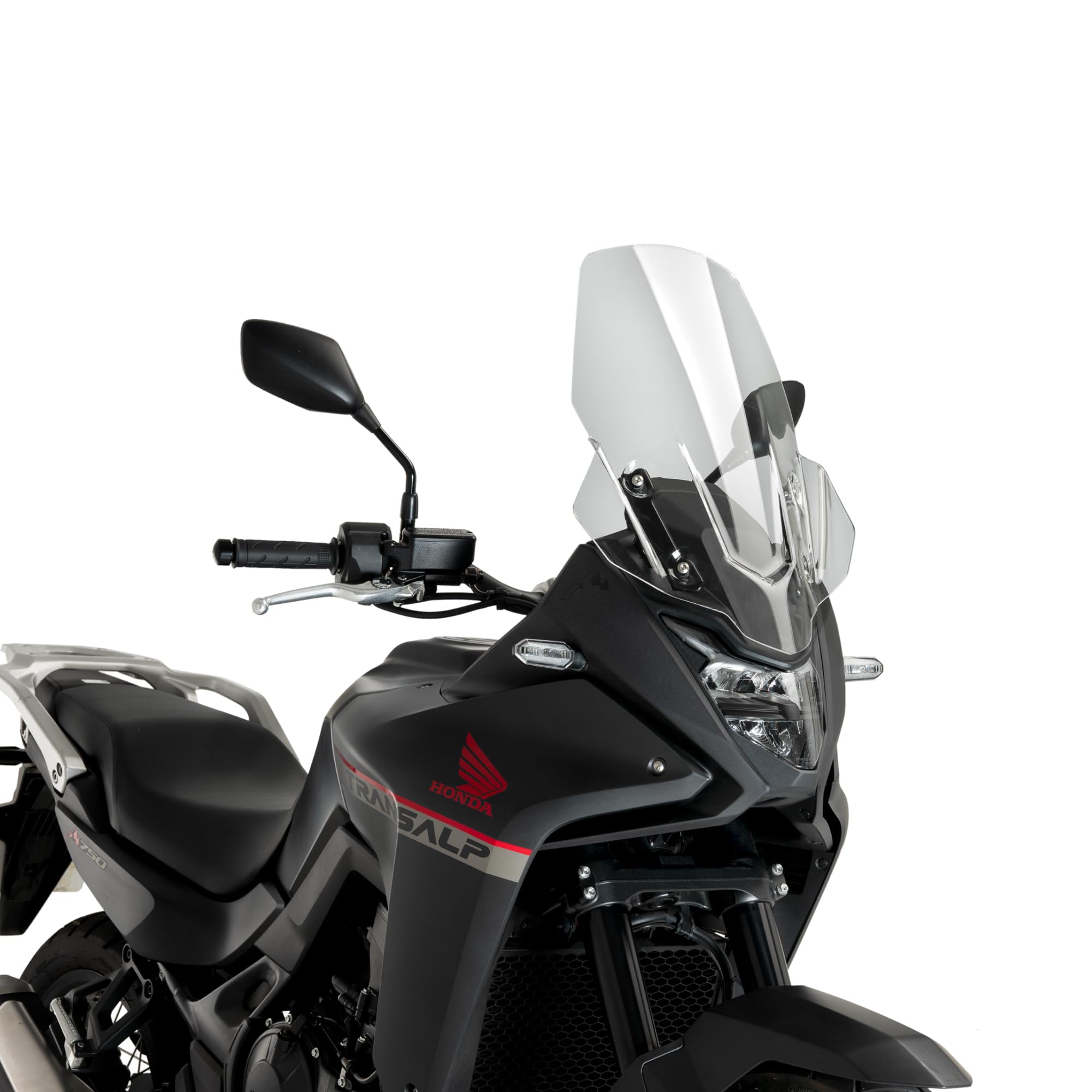 Cupolino Parabrezza Plexiglass JD9 TOURING Trasparente Compatibile con Honda XL 750 TRANSALP 2023-2024