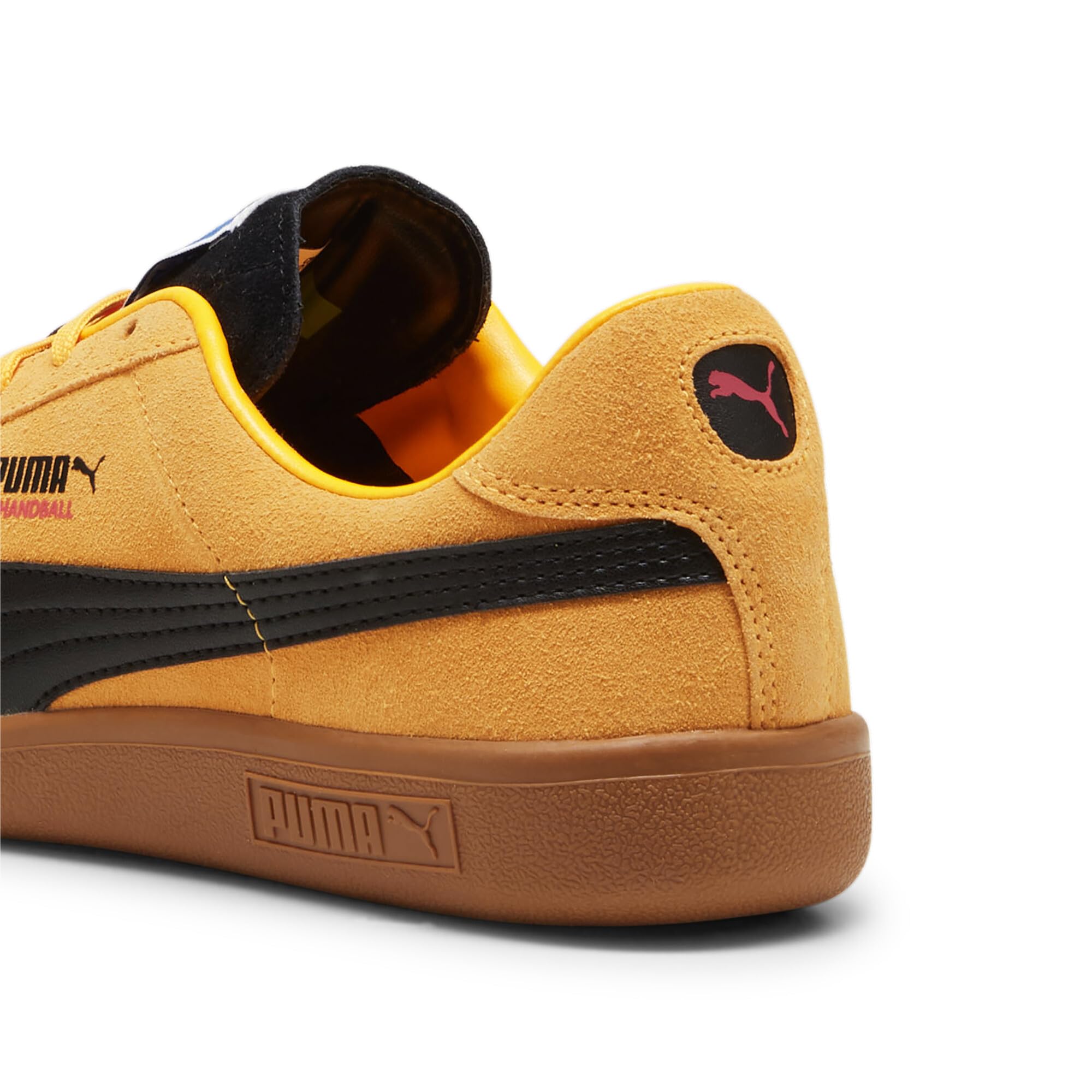Puma Unisex Adults Handball Indoor Court Shoe, Sun Stream-Puma Black-Caramel Latte, 42 EU