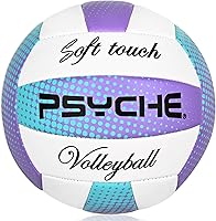 Vista 10 de Wisdom Leaves Voleibol, Balón de voleibol suave para juegos de playa, parque, interior y exterior, juego y entrenamiento (tamaño oficial 5)