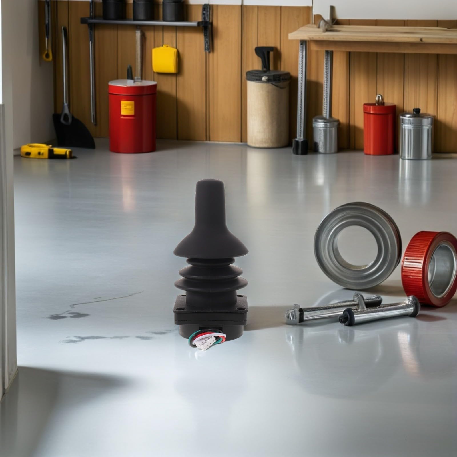 Healeved Joystick para Silla de Ruedas Eléctrica Rotación de 360 Grados, Base Antideslizante Reforzada de Nylon y Goma para Movimientos sin Retraso en Interiores y Salidas Cortas