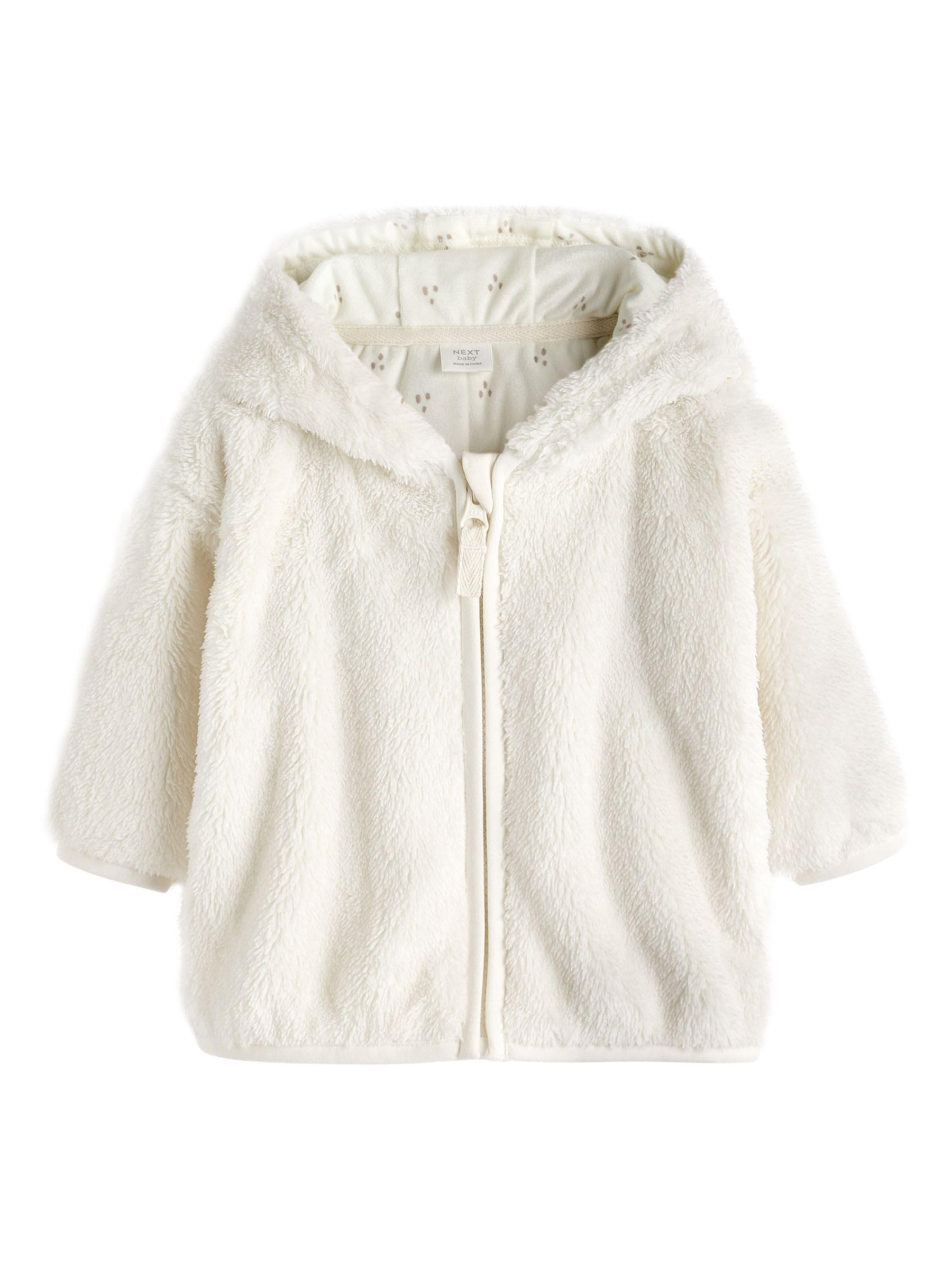 NEXT Bébé fille Veste à capuche bébé en polaire