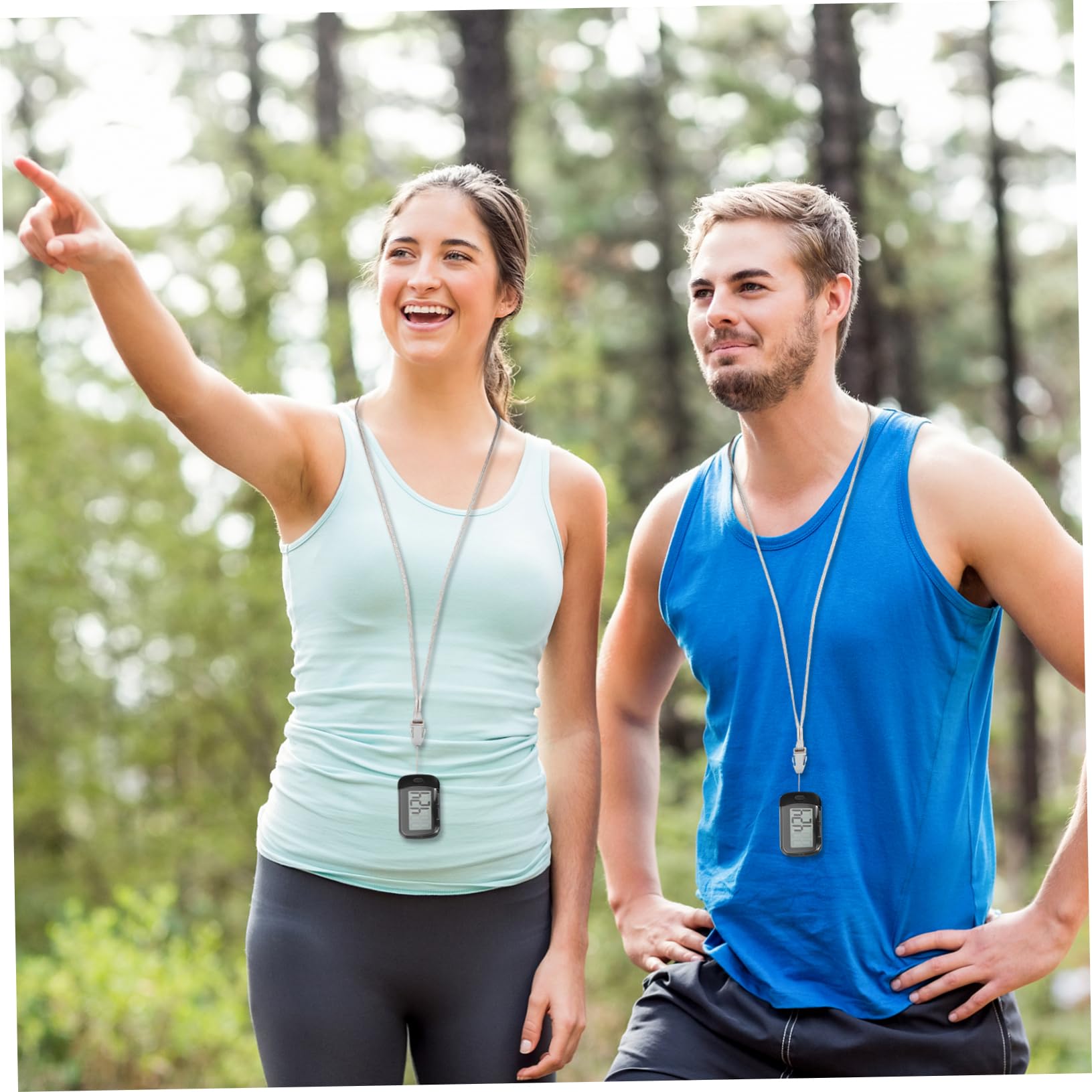 Hemobllo Podomètre Portable avec Clip Cordon Compteur Activité pour Course pour Fitness