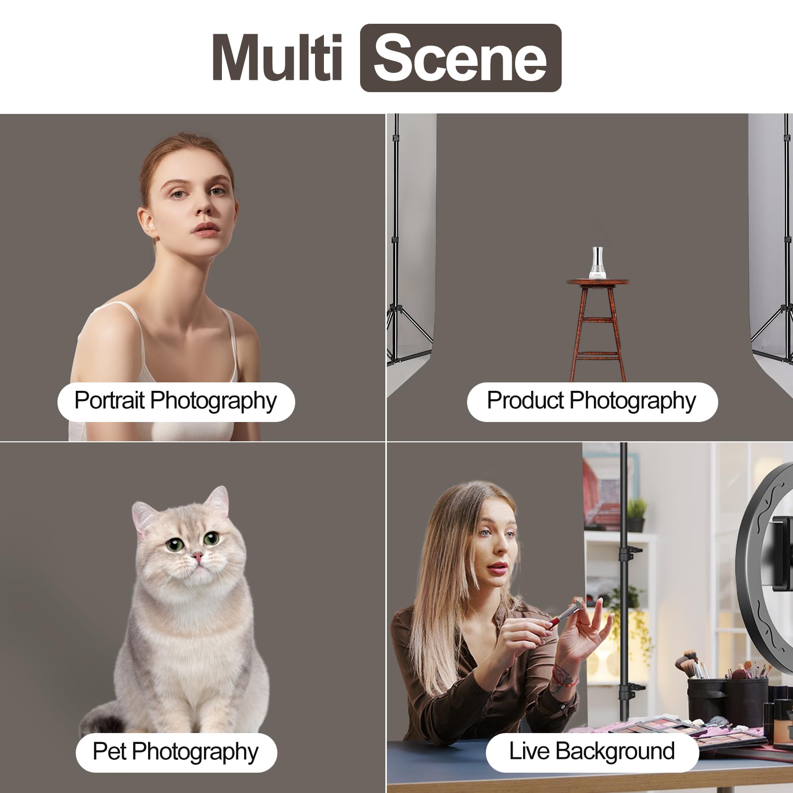 EMART Rouleau De Papier Fond Photo Blanc Studio Arctique 1,3 X 4,9 M - Idéal Shooting, Produits Et Portraits