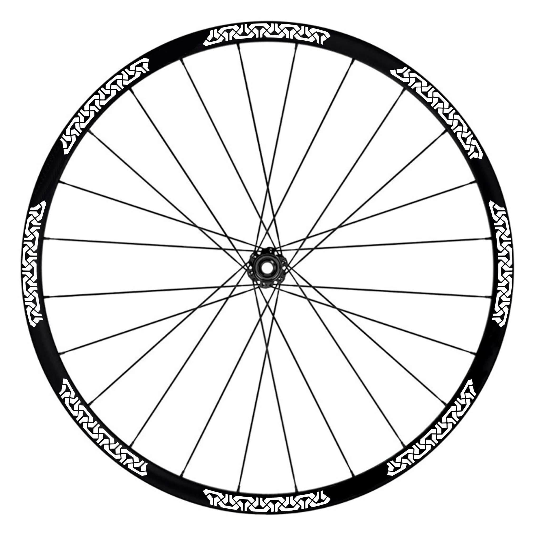 Kit Adesivi Per Cerchi Bici MTB - 28-29 Pollici, Bianco Opaco, PVC Resistente - Foto 7