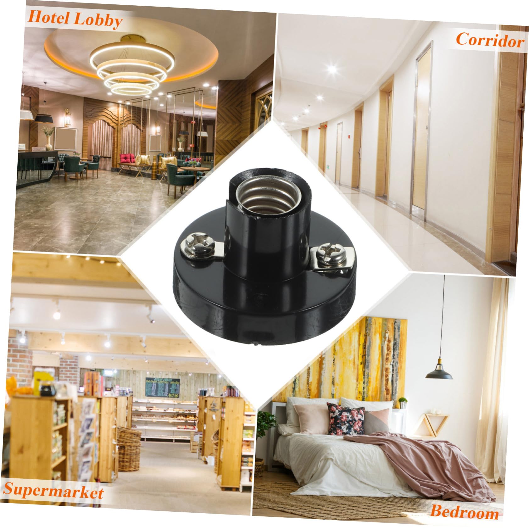 Housoutil LED Lamp 10 Stuks e10 lamphouder armatuur schroef