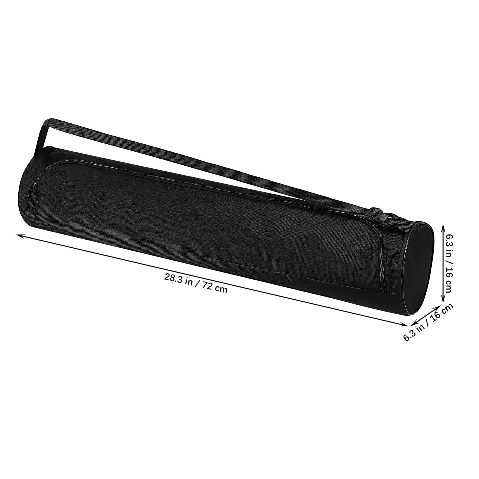 Gatuida 2 Piezas Bolsa de Transporte para Esterilla de Yoga Porta Esterilla de Yoga con Cremallera Bolsa de para Viajes Portador de de de tota de Black