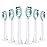 Replacement Toothbrush Heads for Philips Sonicare Electric Toothbrush, 2-in-1 Tongue Cleaner, 6 Pack, Mint Green,Suitable for Philips Sonicare Heads, C2, C1, C3, W1, W2, W3, G1, G2, G3