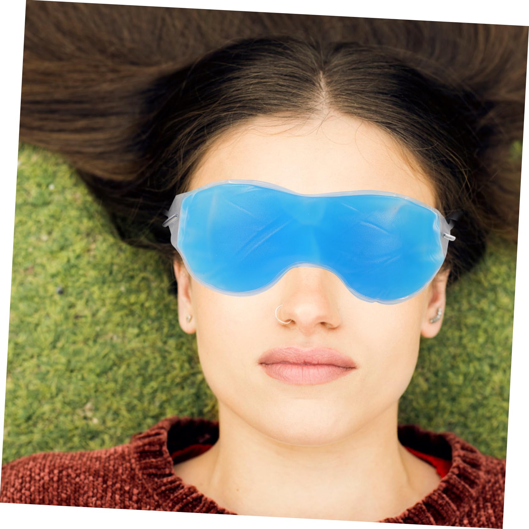 Mobestech Gesicht Gel Maske Kuehlende Maske Stk Heißes Kaltes Auge Linderung Von Migräne Kühlende Augenpads Kühlende Augenpasten Schlafen Augenmaske Schlafmaske Der Sommer Augenklappe Kind Gel