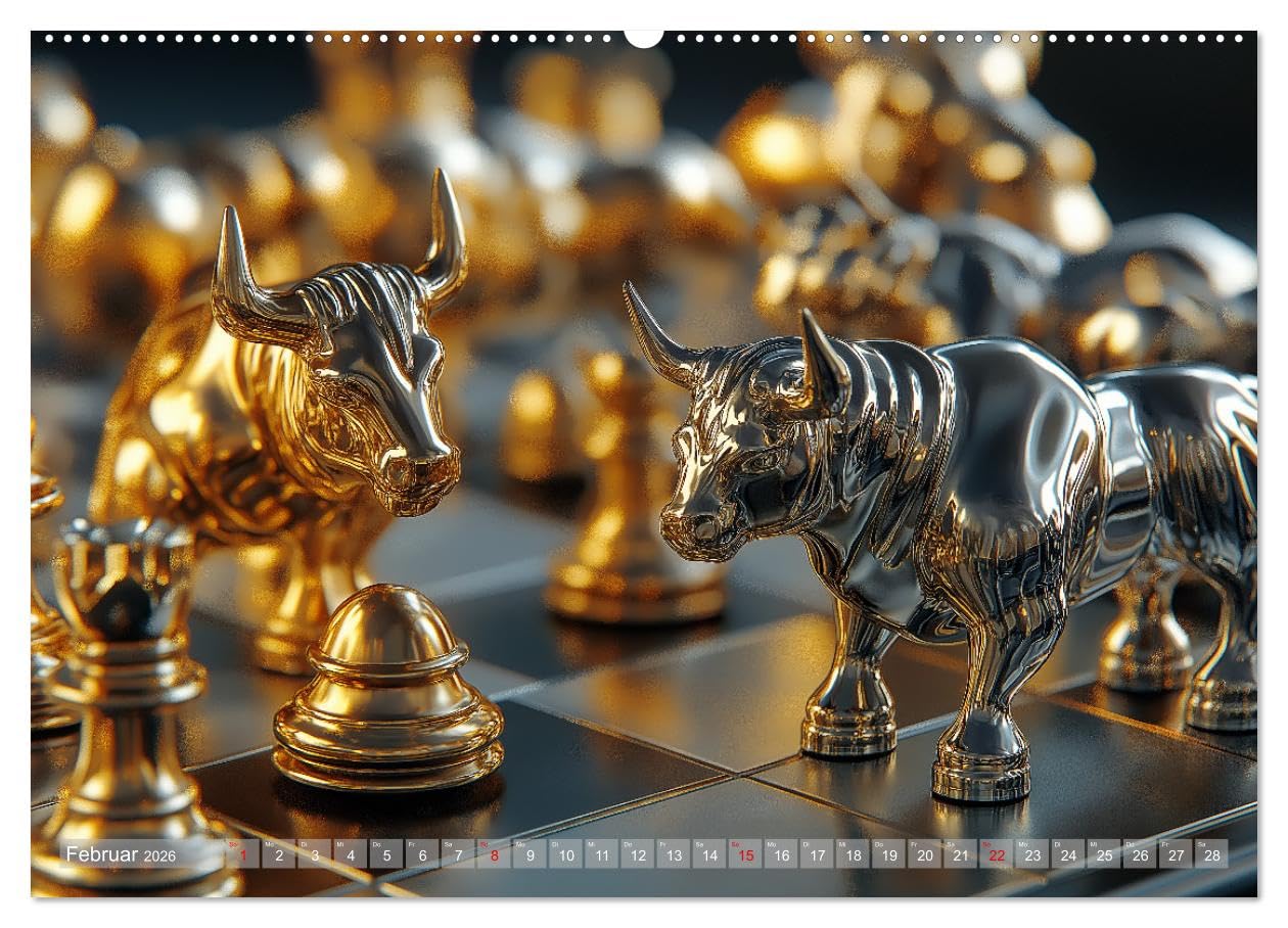 Börsenkalender – der Kalender für Aktien, Trader und Börsenprofis. (hochwertiger Premium Wandkalender 2026 DIN A2 quer), Kunstdruck in Hochglanz: ... inspirieren jeden Monat. (CALVENDO Hobbys)