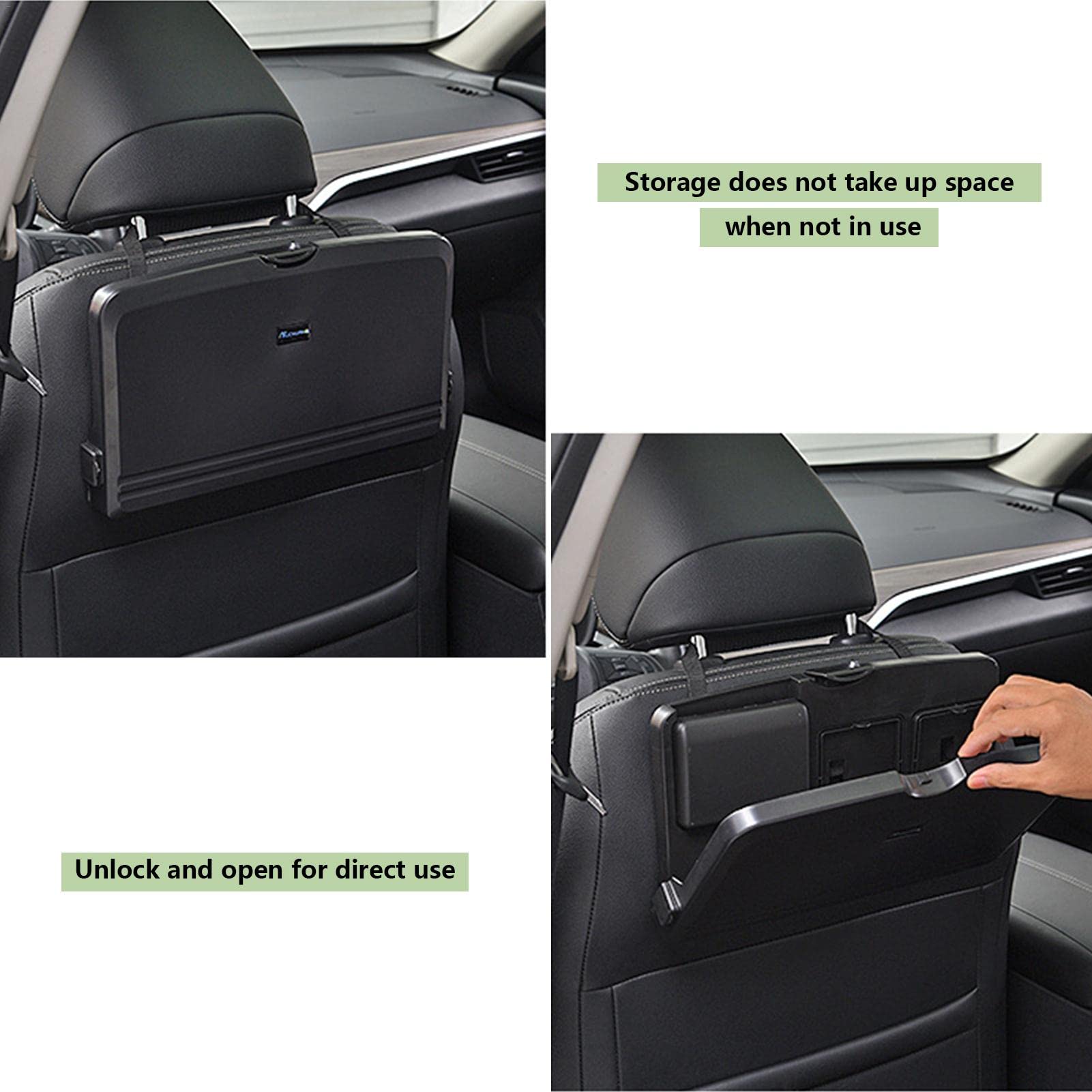 Bandejas para asiento coche para comer | Mesa plegable para asiento coche, bandeja comedor para viajes