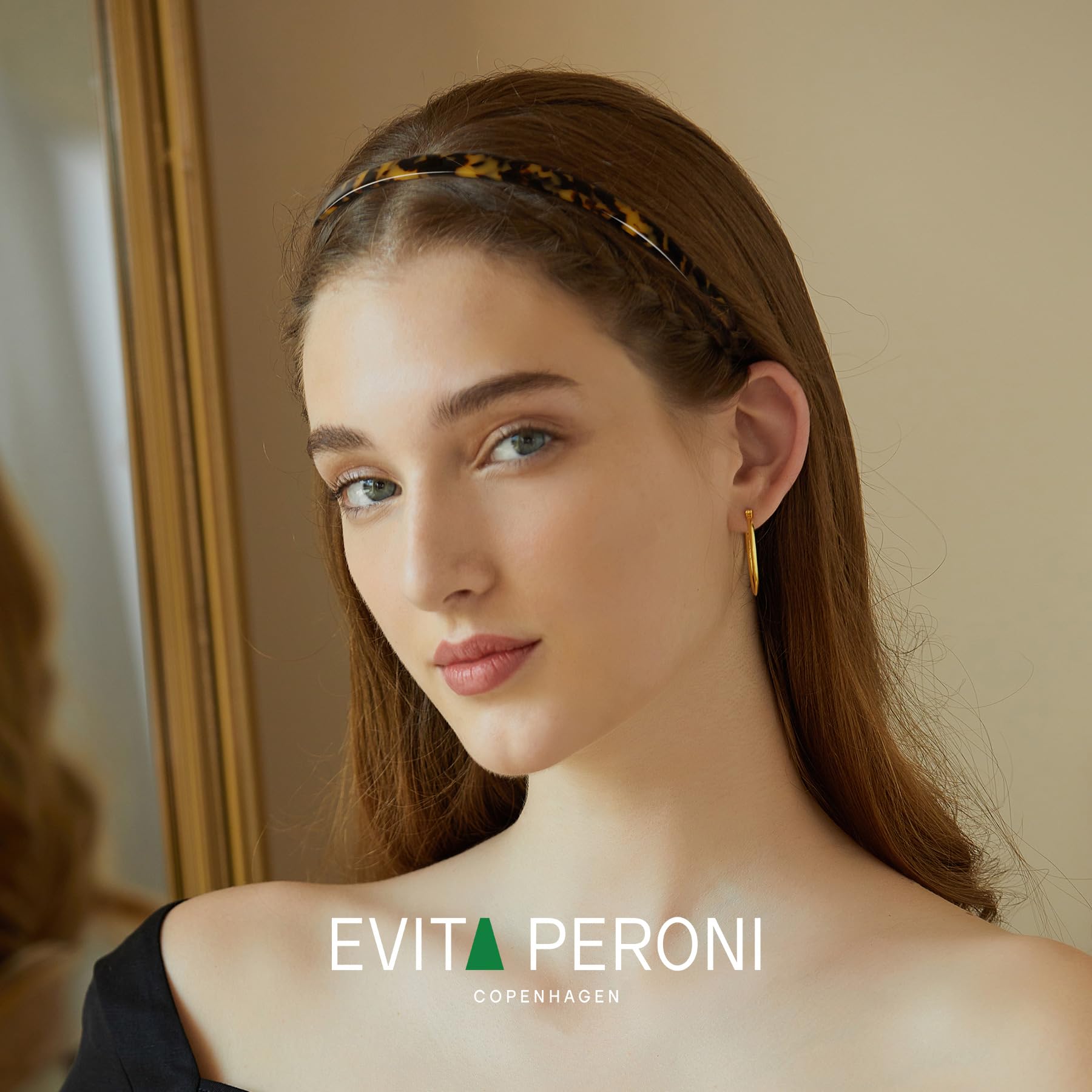6703 Hair Band 2PCS Designed for Eyewear No Pressure No Headache EVITA PERONI Hair Band for Eyewear - No Pressure, No  main image 3