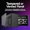 Cooler Master NR200P V2 Mini-ITX 18L PC Case, Top-Mount 240mm|280mm Liquid Cooler, 356mm Vertical Mounting 3.5-Slot GPU, Tempered |Vented Panel, USB 3.2 Gen 2x2 Type C (NR200PV2-KCNN-S00)