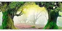 Vista 27 de artgeist Mural de Pared Despegar y Pegar Bosque 212x98 pulgadas - Papel Tapiz Autoadhesivo XXL de Esquina Removible Gran Pegatina Lámina Papel Tapiz