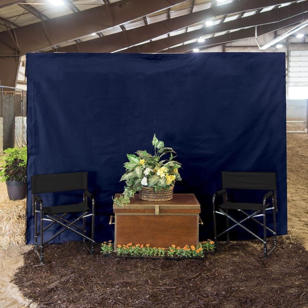 Dura-Tech Wall Panel 8 x 12 | Color Navy | Waterproof & Heavy Duty | Custom Look | Ideal for End Stalls | Easy Setup | Versatile Use