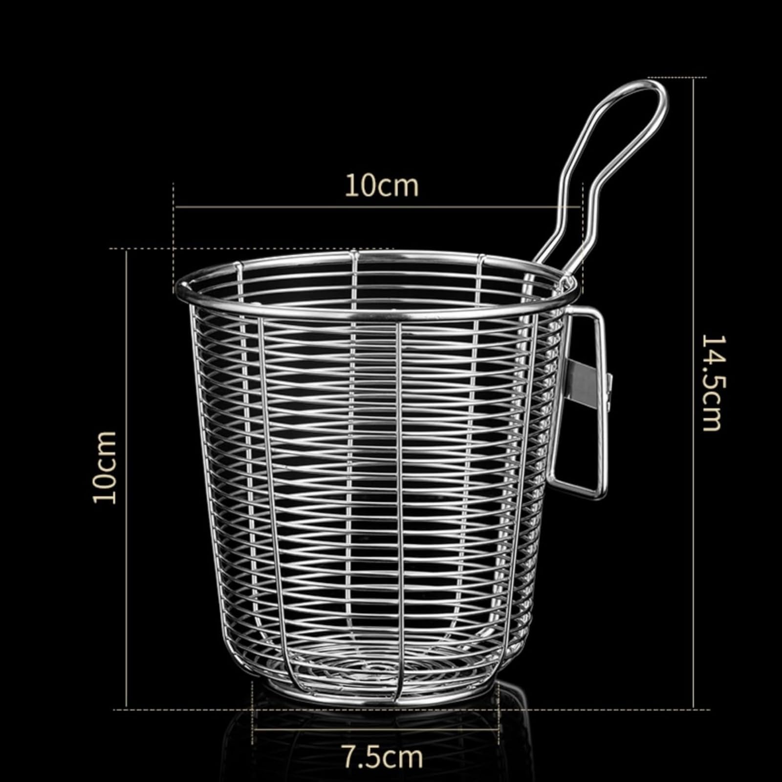 Cestello per Pasta Separati in Acciaio Inox,Scolapasta in Acciaio Inox con Manico,Cuoci Pasta a Scomparti con Divisori,Colino a Maglia Fine per Pentola Calda, per Scolare Pasta e Verdure