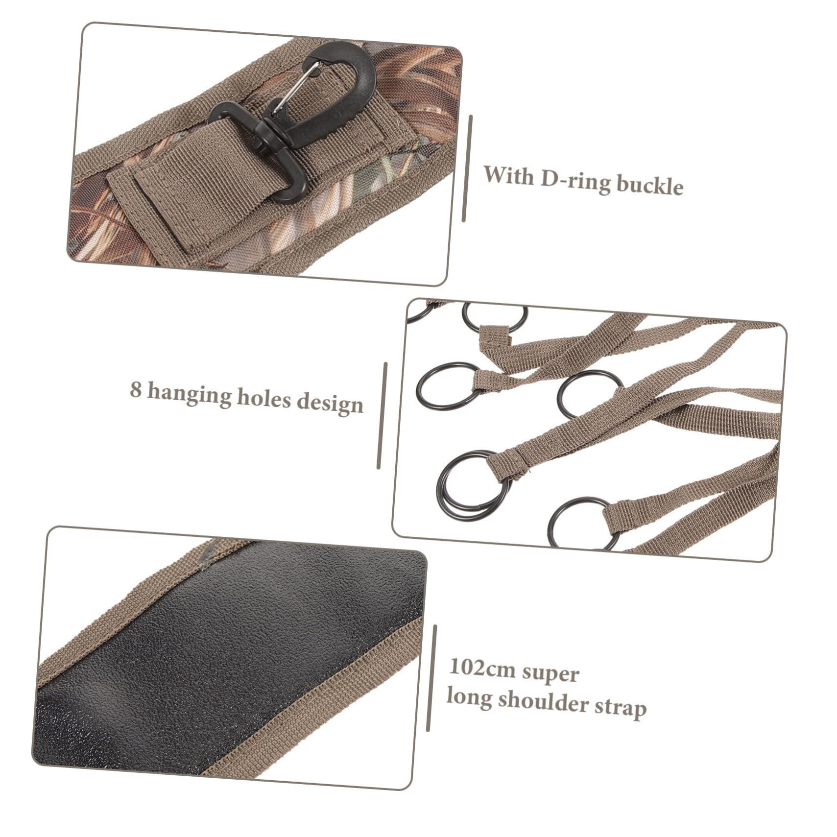 Toddmomy Camouflage Shoulder Strap Neck Style Game Carrier Oxford Cloth Hunting Accessory