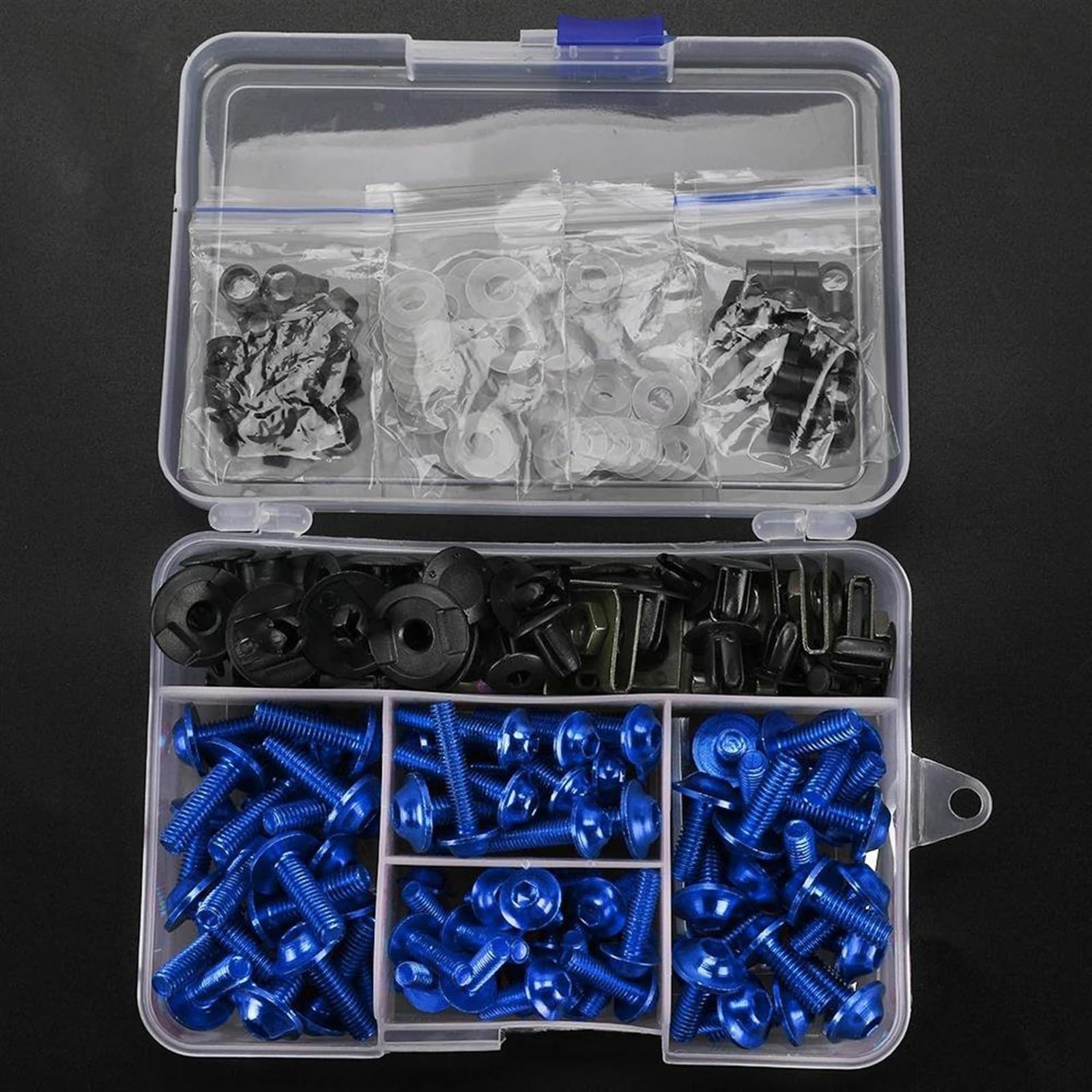 Modification accessories screw set For B-KING For BOULEVARD C90 S50 S83 GW250 For INAZUMA RF900R RGV250 RV125 RV200 CNC Alloy(Blu)
