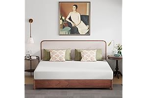 FDW King Size Mattress, 8 Inch Gel Memory Foam for Cool Sleep and Pressure Relief