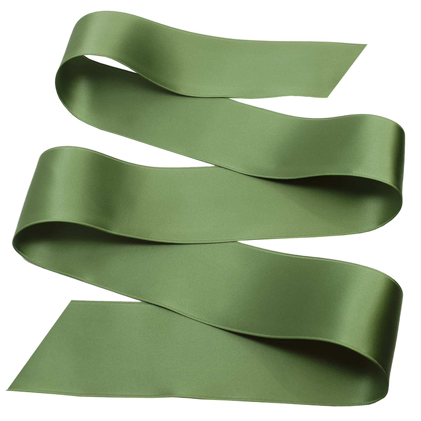 Morex Ribbon DF Cinta de satén suizo de 2 pulgadas x 10 yardas, trébol, 03550/10-802