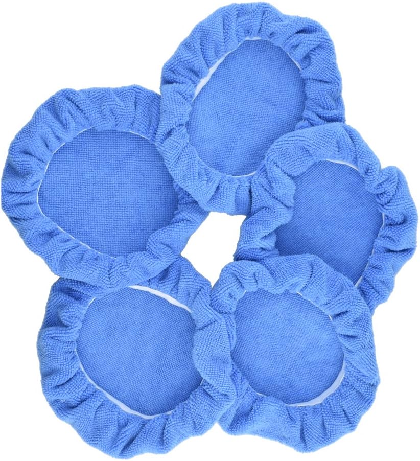 Blue Microfiber Car Polisher Pad Polishing