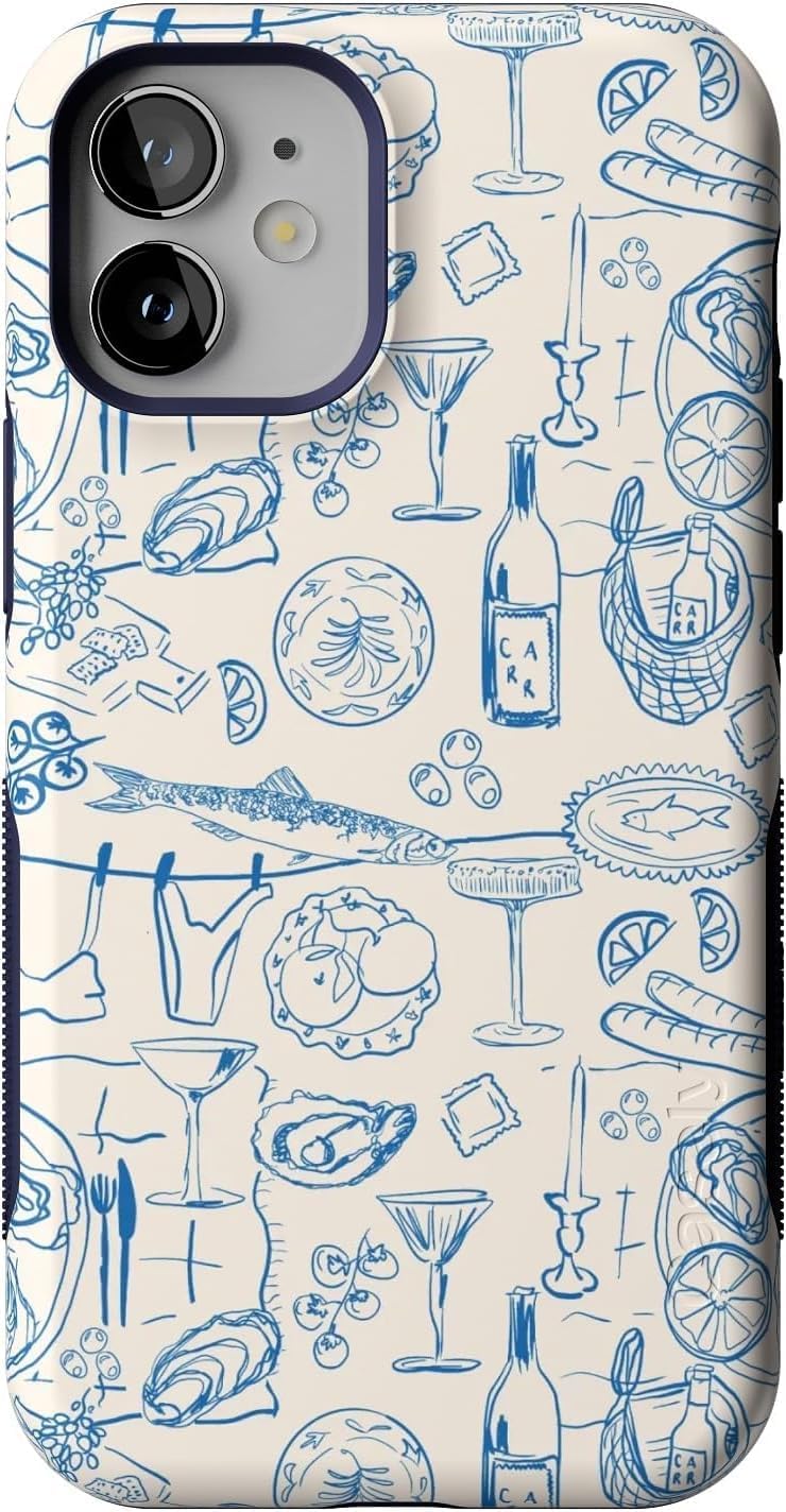 Casely iPhone 12 Mini Case | Amalfi Aperitivo | Dolce Vita | Bold Protective Design | Compatible with MagSafe