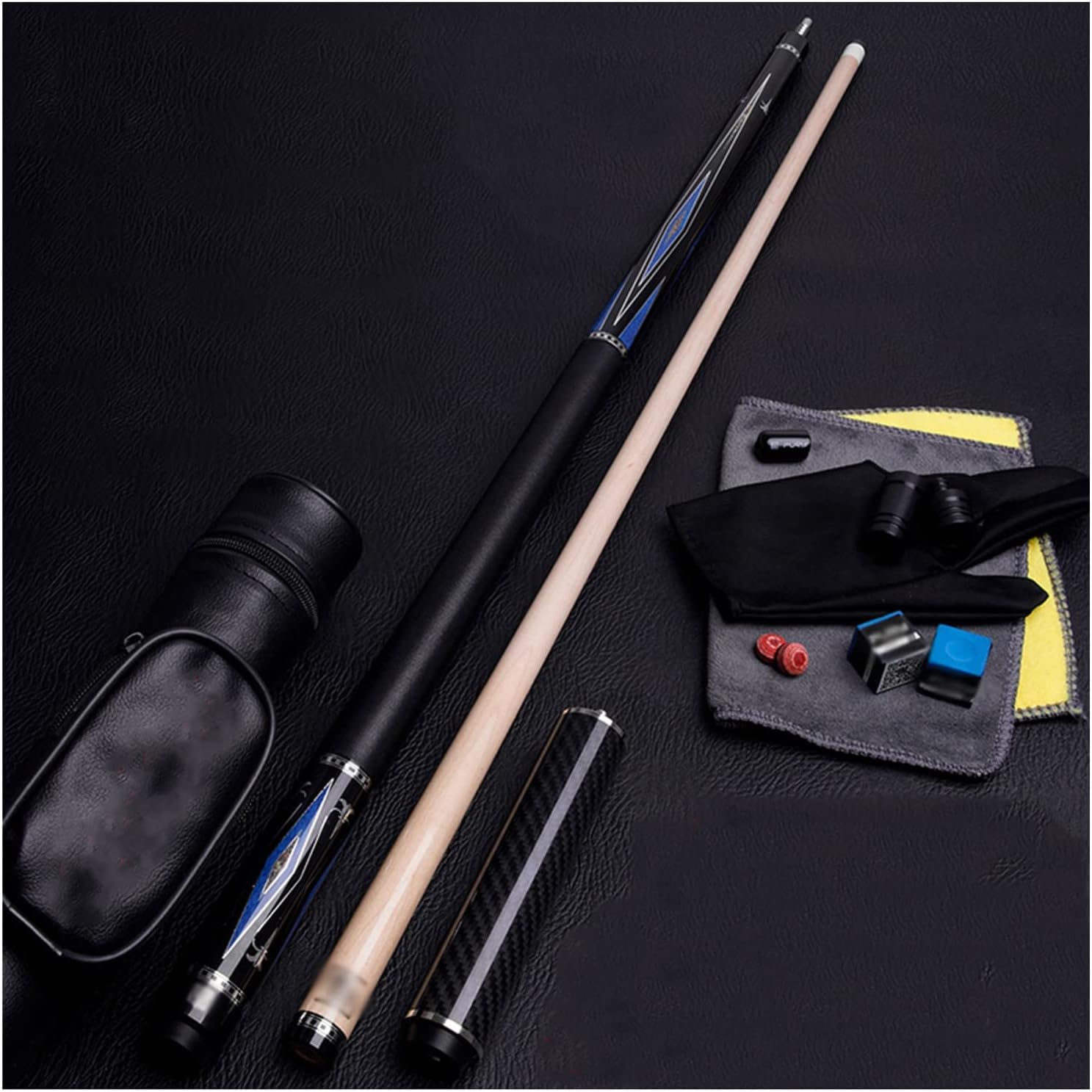 KONLLEN ビリヤードキュー ケース付き KONLLEN ビリヤードキュー