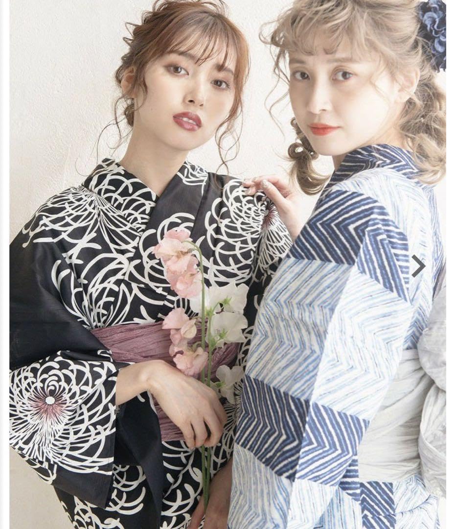 Amazon.co.jp: Dita 浴衣 5点セット 月夜の乱菊しらべ