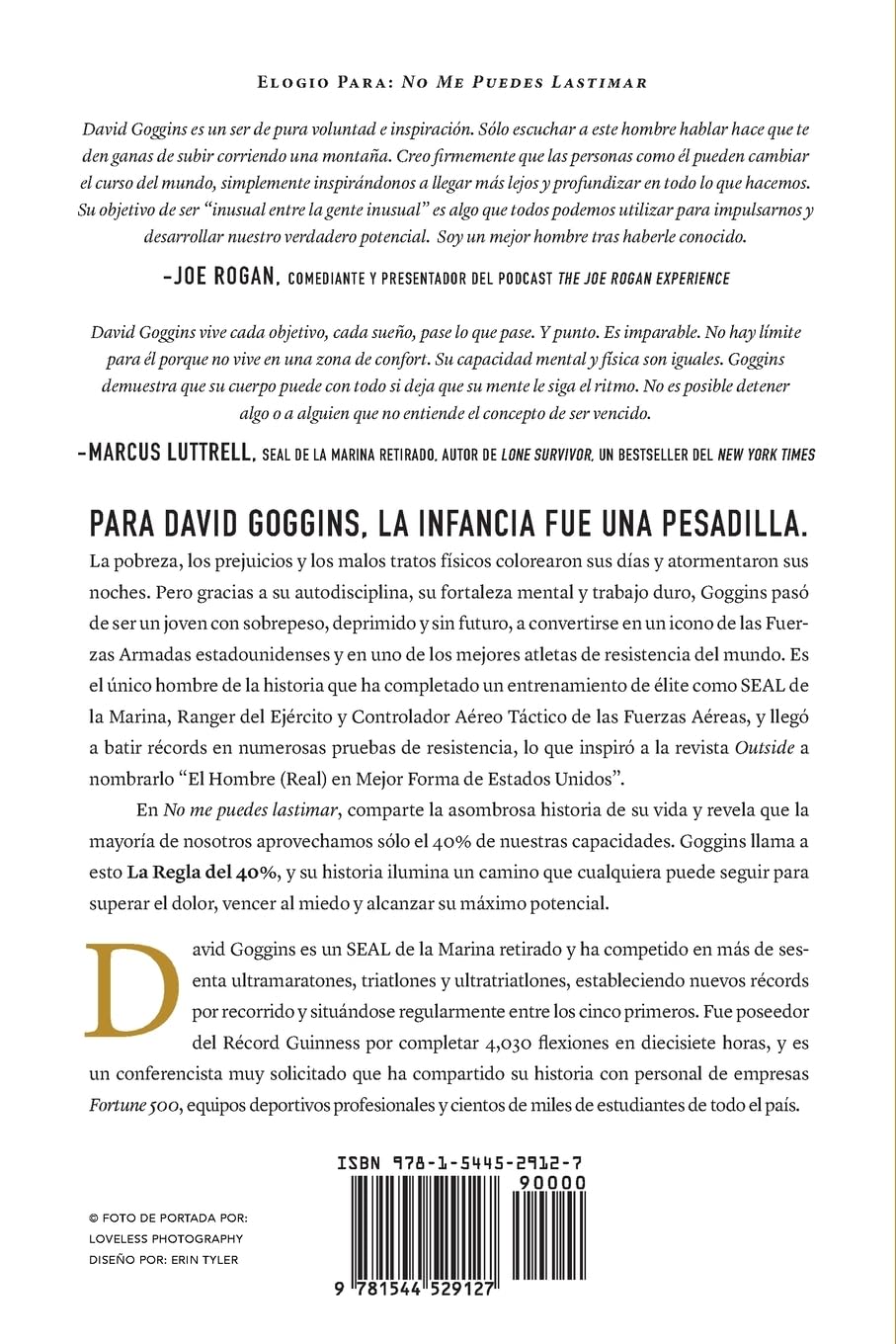 No me puedes lastimar: Domina tu mente y desafía las probabilidades