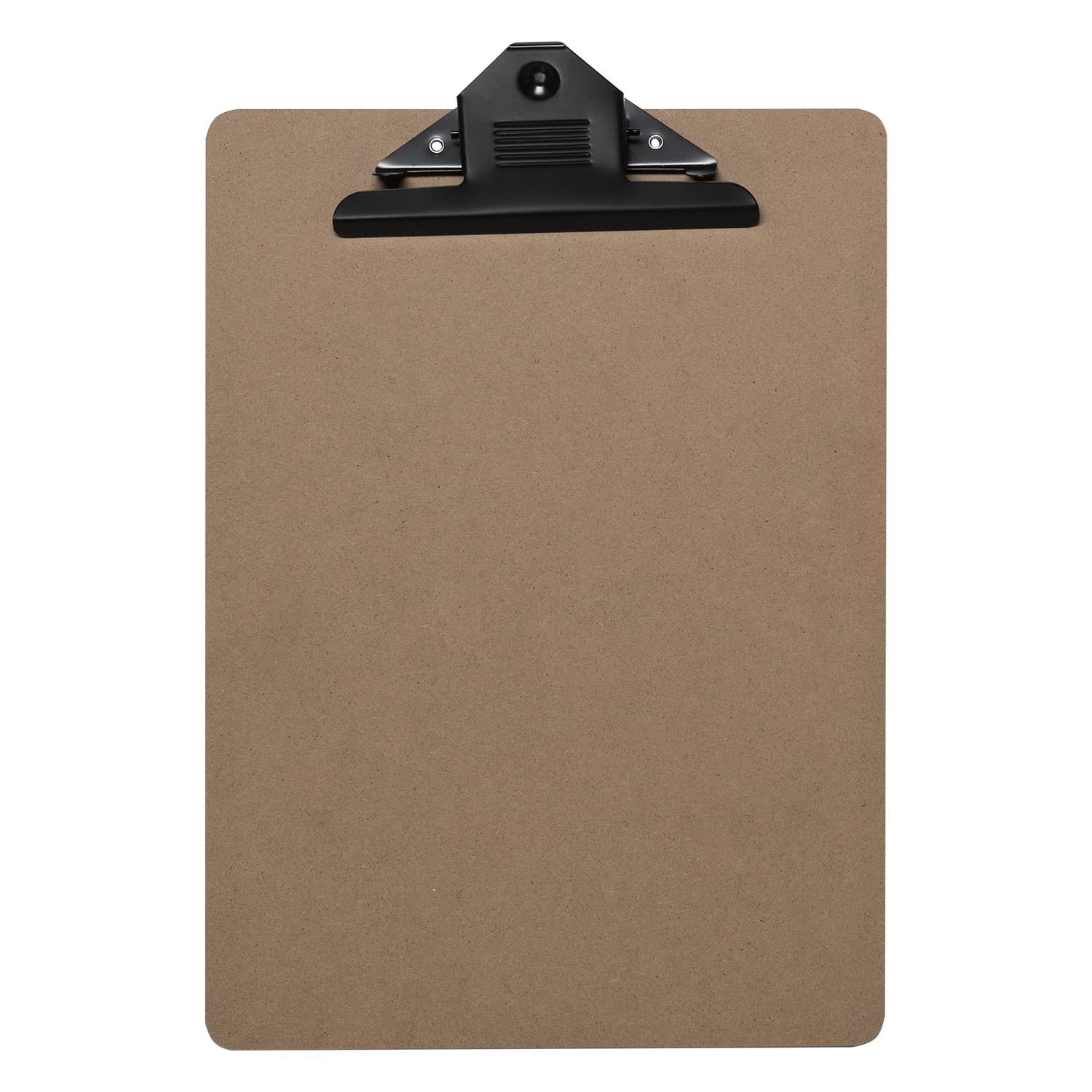 EUROPEL Klembord van hout, A3, liggend formaat, 12 stuks, FSC-gecertificeerd, MDF, met zwarte metalen clip, voor klaslokaal, kantoor, winkel, restaurant, magazijn, 330 x 440 x 3 mm