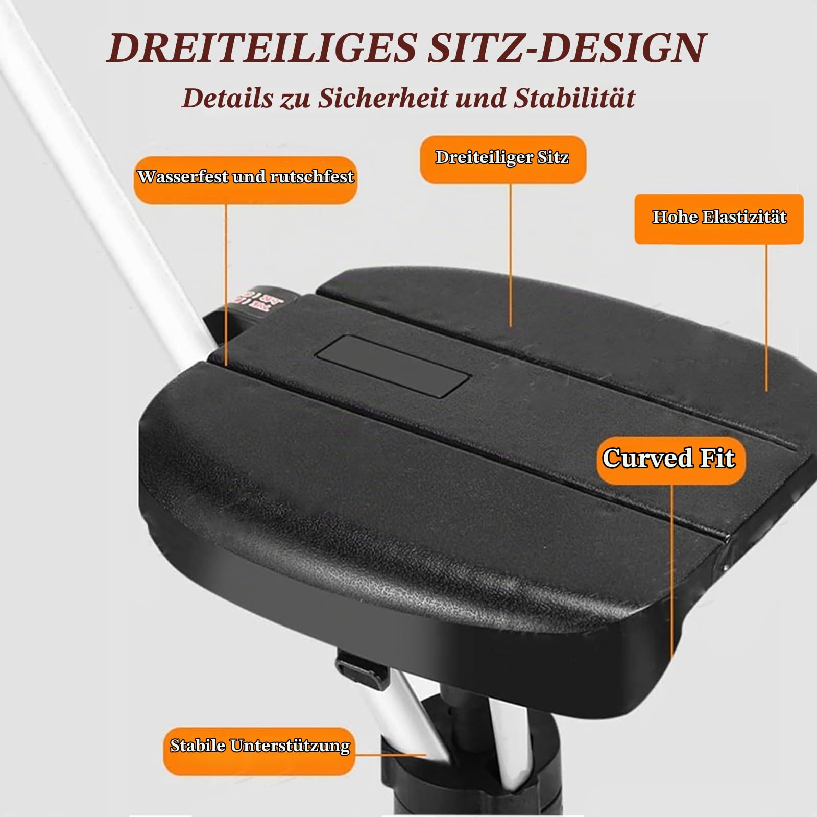 Gehstock Mit Sitz Faltbar Leicht 3-Beinig Sitzstock/Stuhl Für Senioren 2-In-1-Leichtbau-Gehstock Und Hocker Für Reisen Und Wanderungen Brown