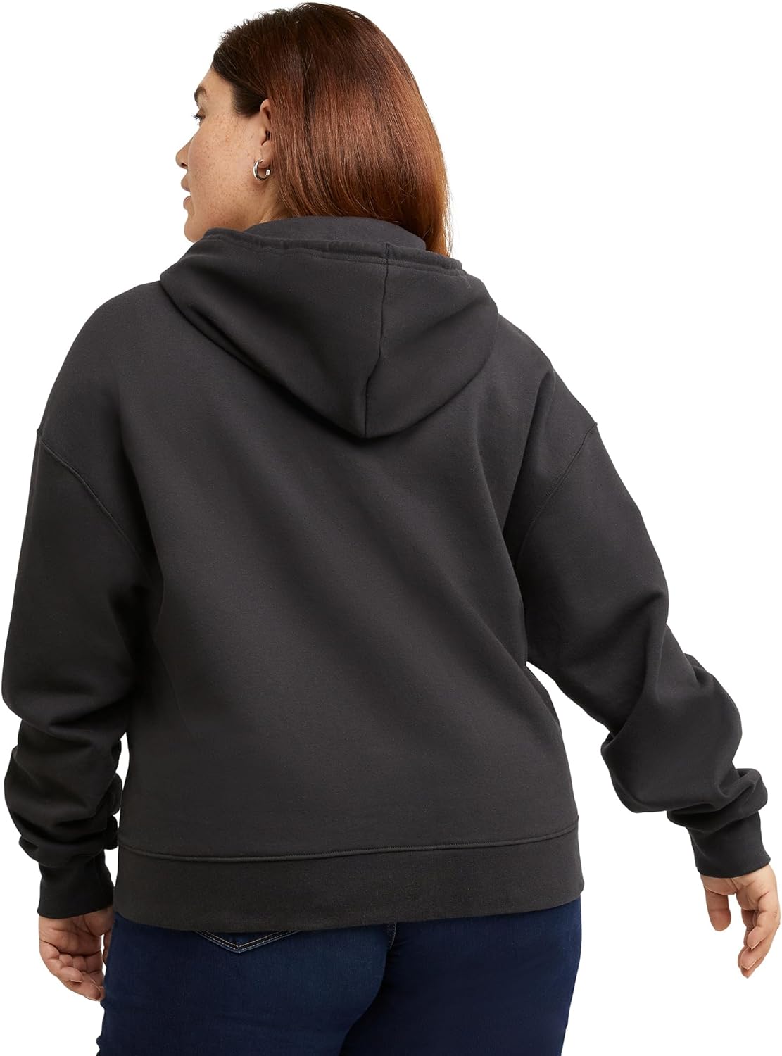Hanes womens Originals Pullover Hoodie, Midweight Fleece Hooded Sweatshirt for Women, Available in Plus - Image 2