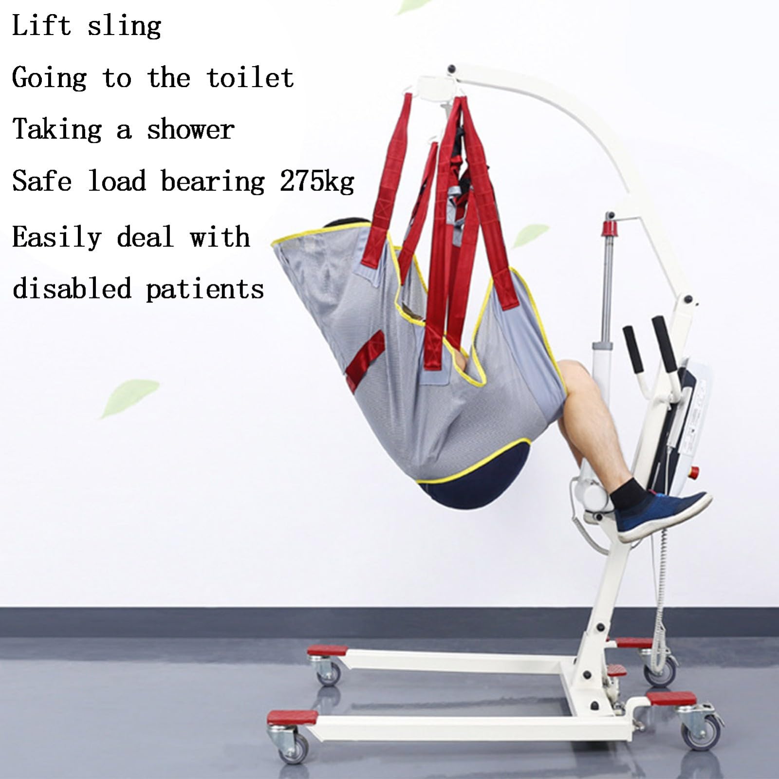 Arnés para pacientes Arnés para el baño Arnés para pacientes de cuerpo completo Arnés para transferencia Correa para subir y bajar escaleras Cinturón de transferencia para pacientes Arnés de elev