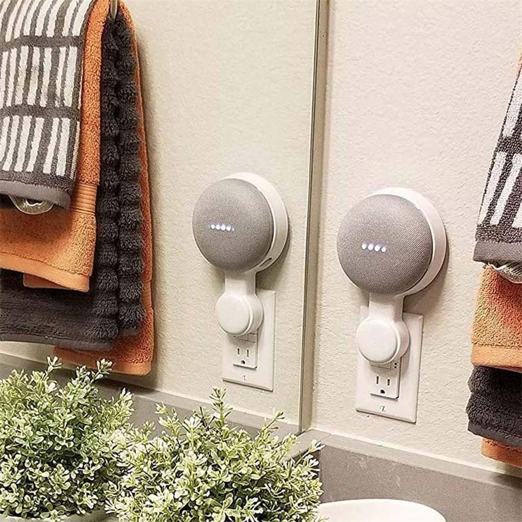 1Pc ABS Smart Speaker Wall Mount Holder Bracket Stand Outlet image 3