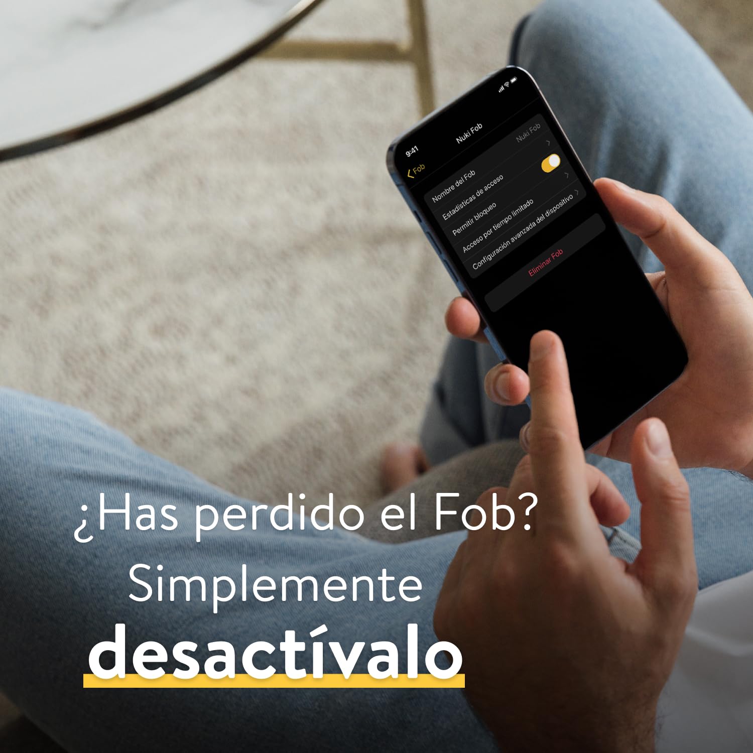 Nuki Fob, llavero Bluetooth, cerrar la puerta pulsando un botón, extensión para Smart Lock, abrepuertas sin contacto, cerradura eléctrica, bluetooth