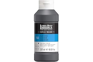 Liquitex Black Gesso Primer for Acrylic Painting