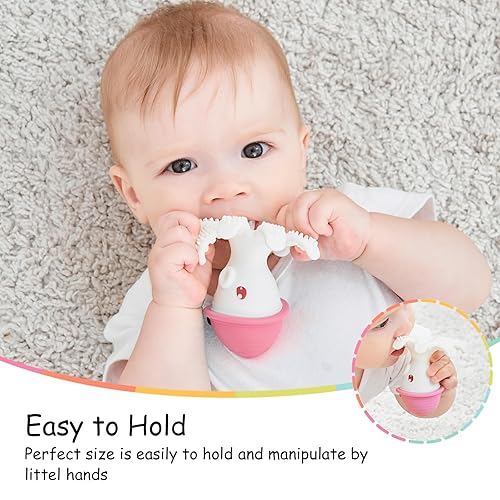 Miniatura 22 de Mombella - Juguetes de dentición para bebés de 6 a 12 meses, mordedor de pulpo Mombella de 12 a 18 meses, juguetes de dentición para bebés de 6 a 9