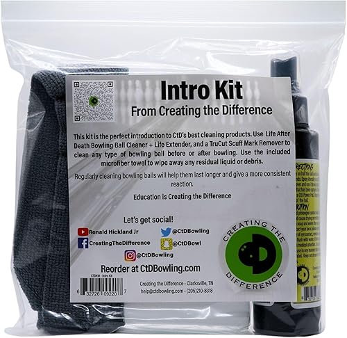 Miniatura 3 de Creating the Difference Kit de introducción  Limpiador de bolas de bolos Life After Death + Life Extender  Kit de 4 onzas