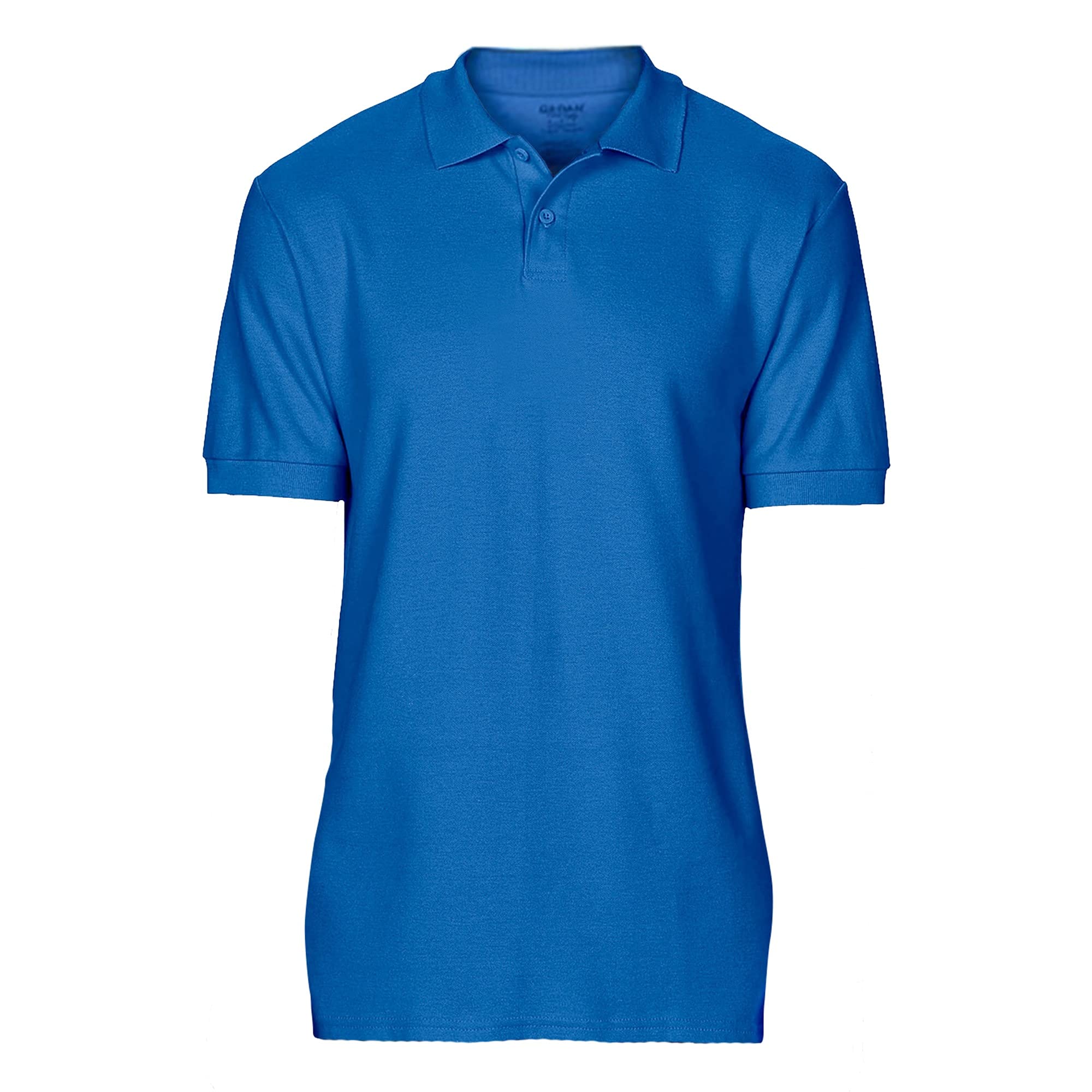 Gildan Men's Royal Softstyle Short Sleeve Double Pique Polo Shirt (4Xl) (Royal)